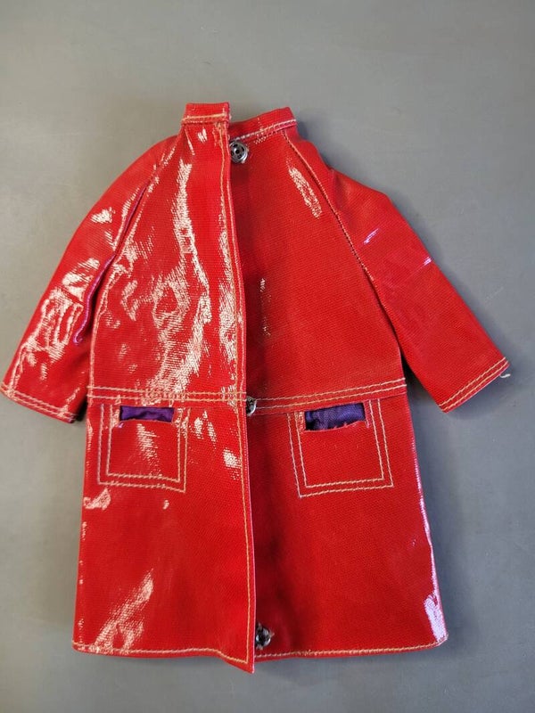 Vintage Barbie Fashion #1691 - Fashion Shiner /Rode regenjas