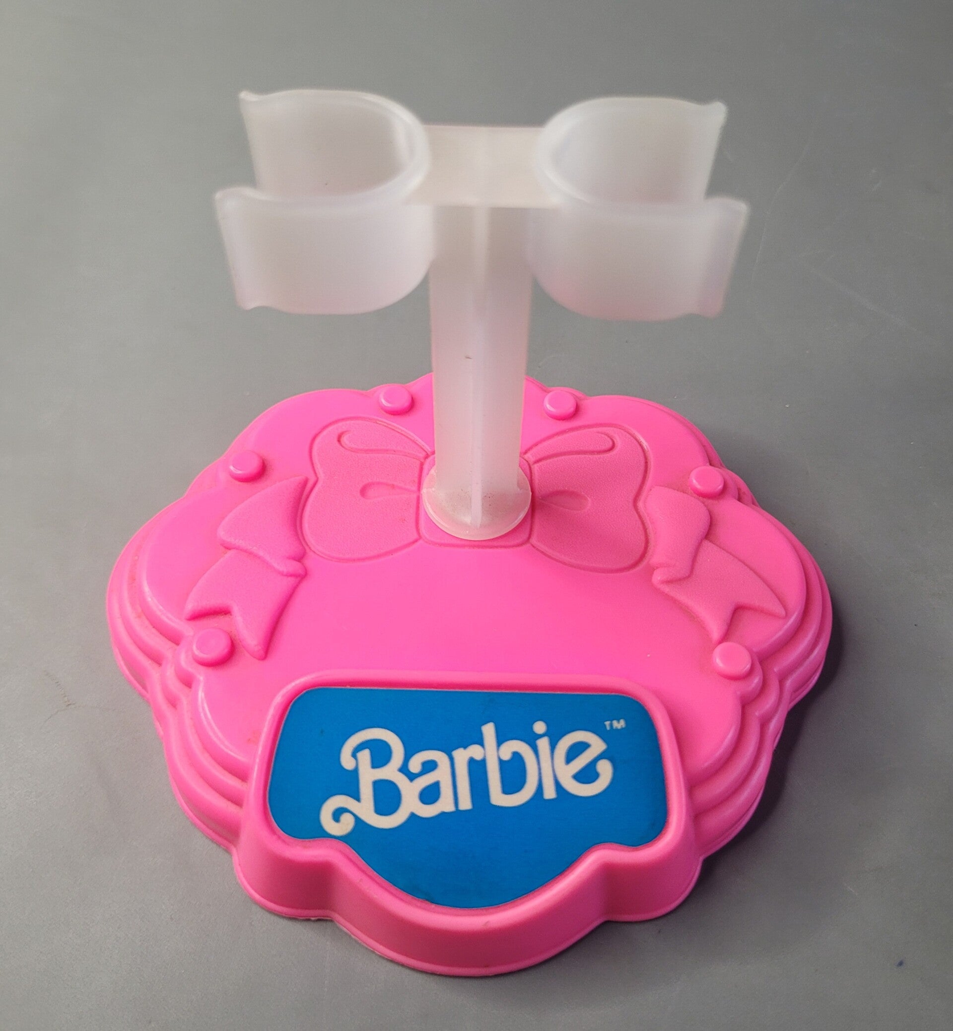 Vintage Barbie standaard / roze - jaren 80