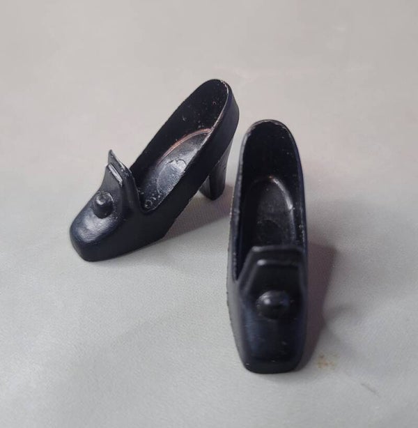 Vintage Barbie Pilgrim schoenen - Zwart Taiwan