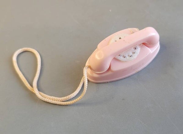 Vintage Skipper telefoon - roze