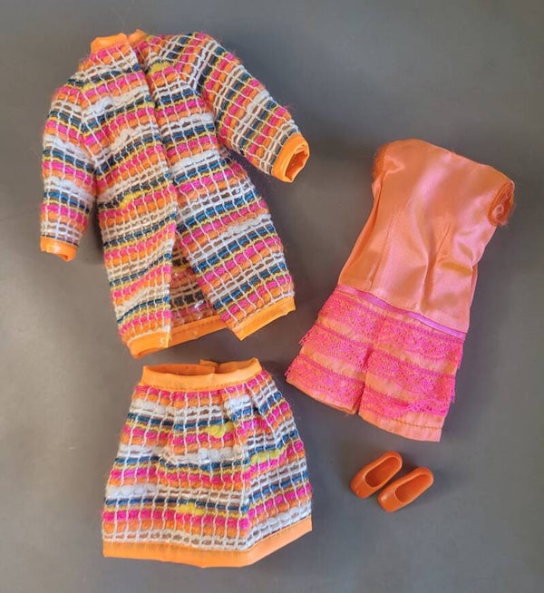 Vintage Francie Fashion #1218 - Wild 'n Wooly