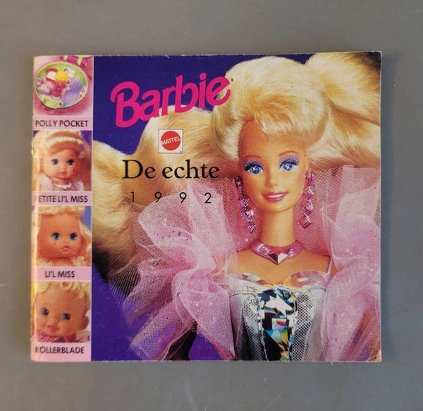 Vintage Barbie booklet - Barbie De echte 1992 - Nederlands