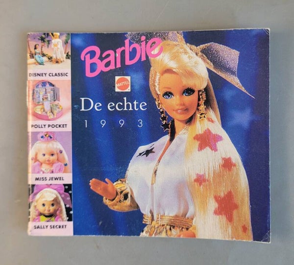 Vintage Barbie booklet - Barbie De echte 1993 - Nederlands