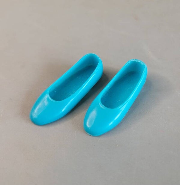 Vintage Skipper Shoes - Aqua blauw