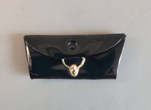 Vintage Clutch Purse - Zwart glanzend
