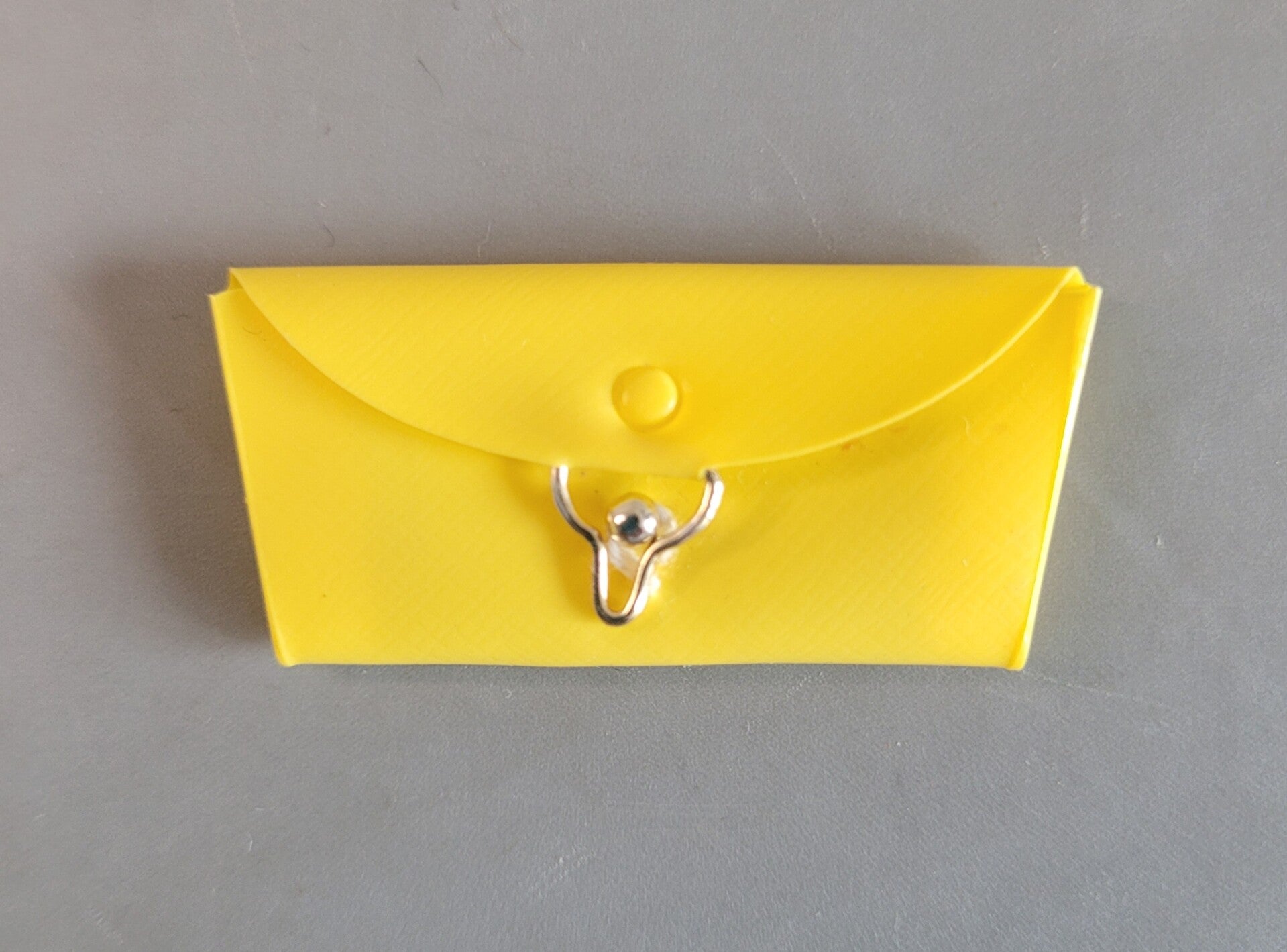 Vintage Clutch Purse - Geel
