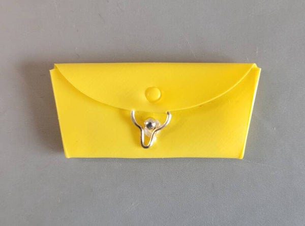 Vintage Clutch Purse - Geel