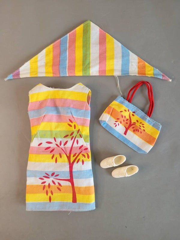 "Vintage" Barbie Fashion OOAK " Sunny Pastels"