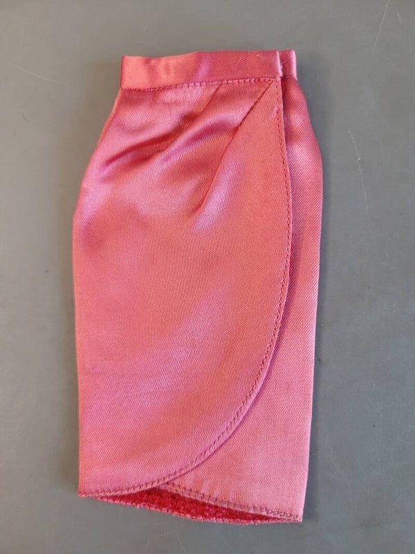 Vintage Barbie Fashion - Rose Satin Skirt