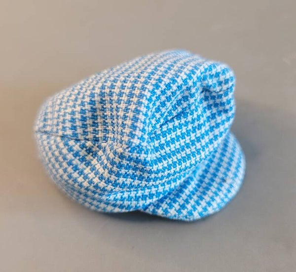 Vintage Ken blauw / wit geruite Cap - Ken Holiday