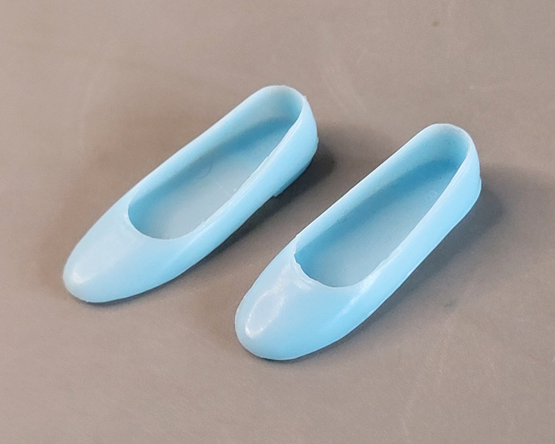 Vintage Skipper Shoes / licht-blauw