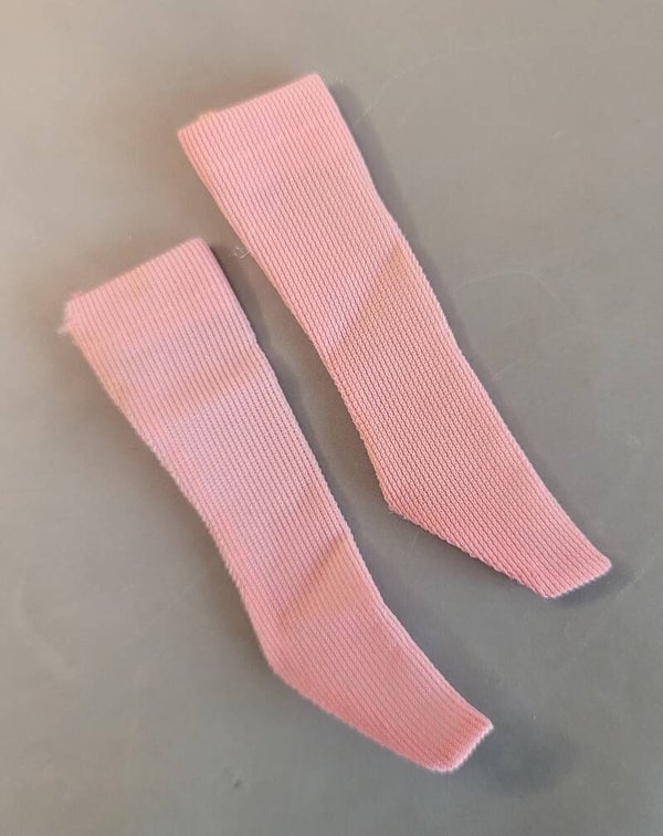 Vintage Skipper Nylon hoge sokken - roze