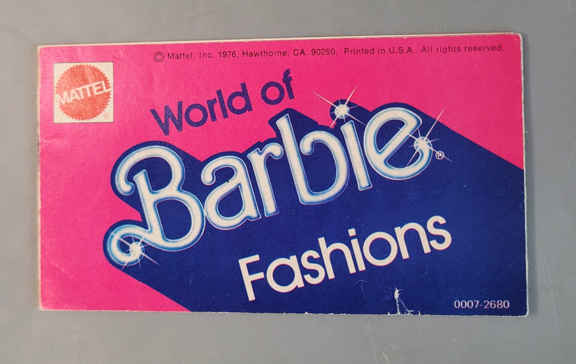 Vintage Barbie Booklet - World of Barbie Fashion - 1976