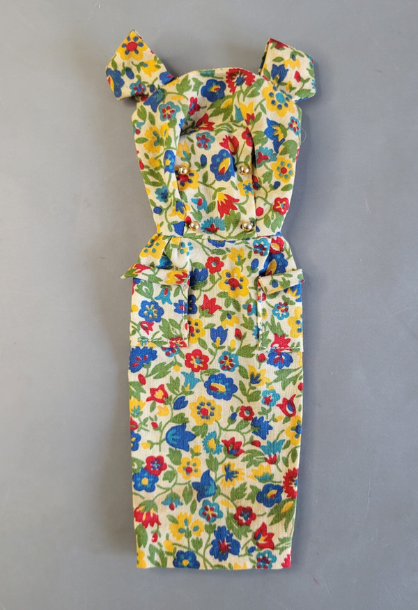 Vintage Barbie Fashion " On the Go" - floral print