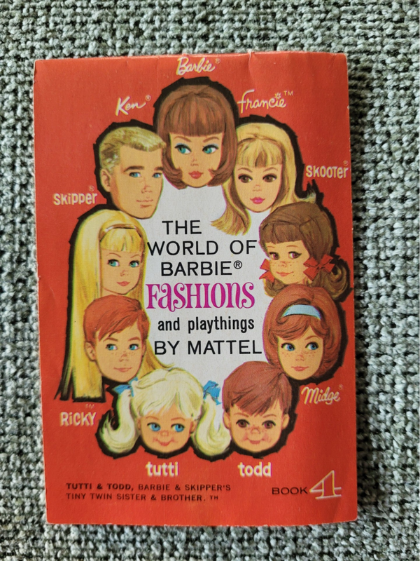 Vintage Barbie Fashion Booklet / Nine faces Book 4