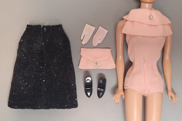 Vintage Barbie Fashion #1680 - Atelier Fest / Roseraie