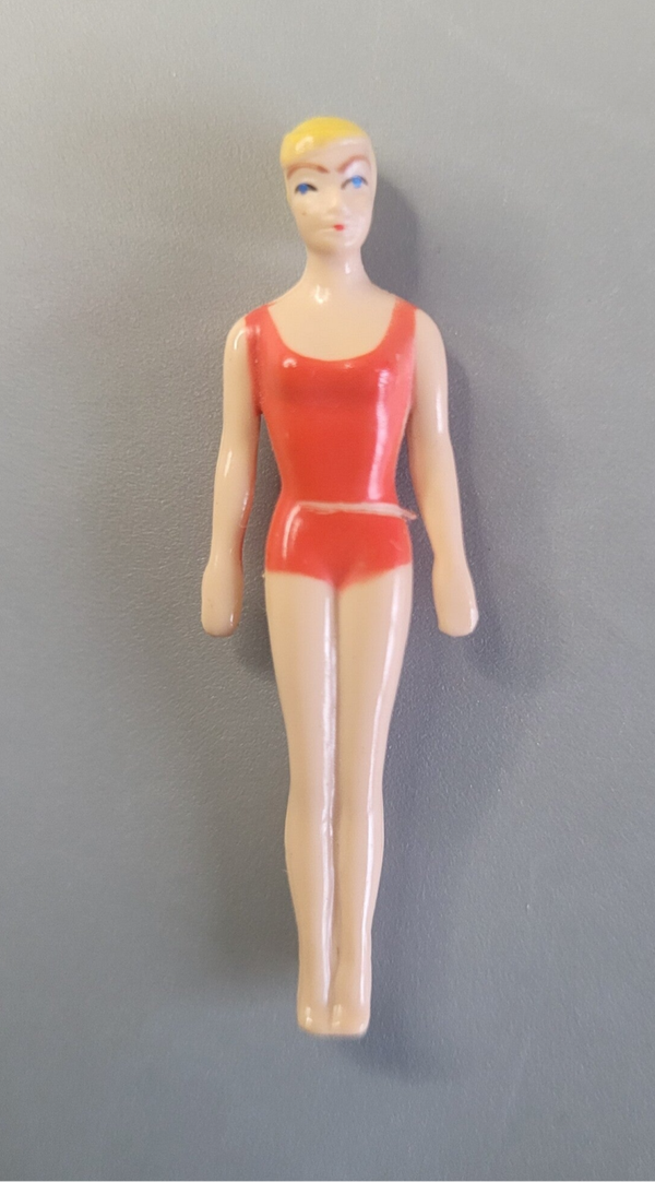 Vintage Mini barbie popje.