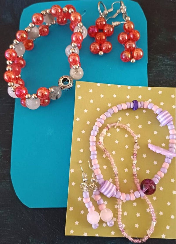 armbanden + oorbellen