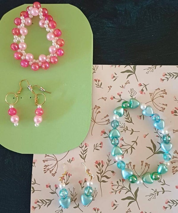 armbanden + oorbellen