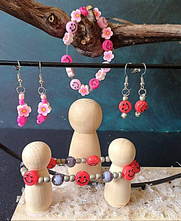 armbanden + oorbellen