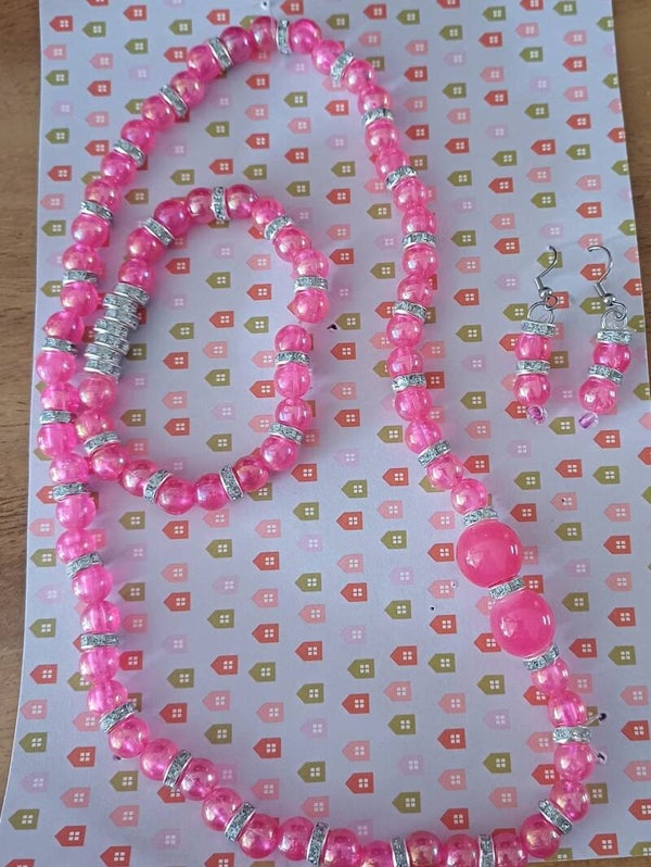 Ketting armband en oorbellen