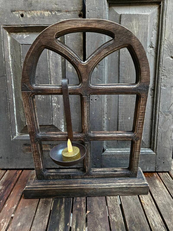 Houten raamluik maat M