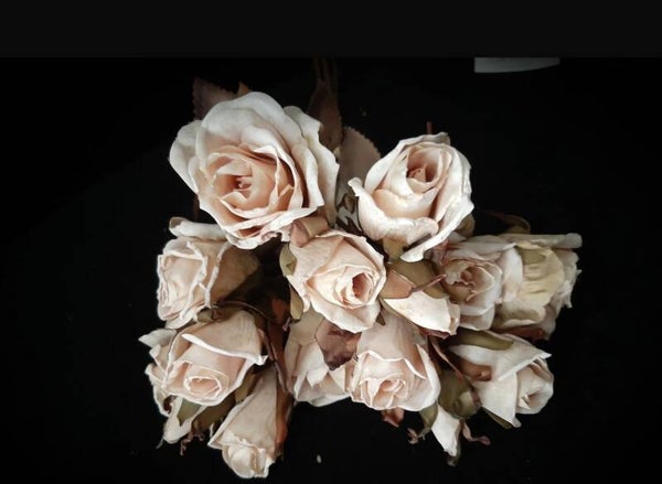 Boeket rozen - antique creme