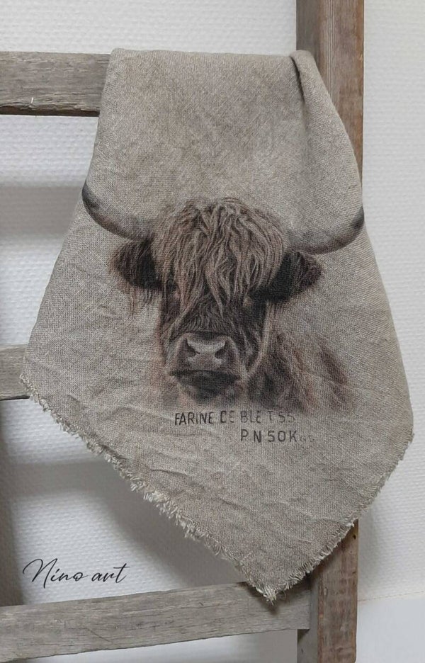 Shabby doek hooglander
