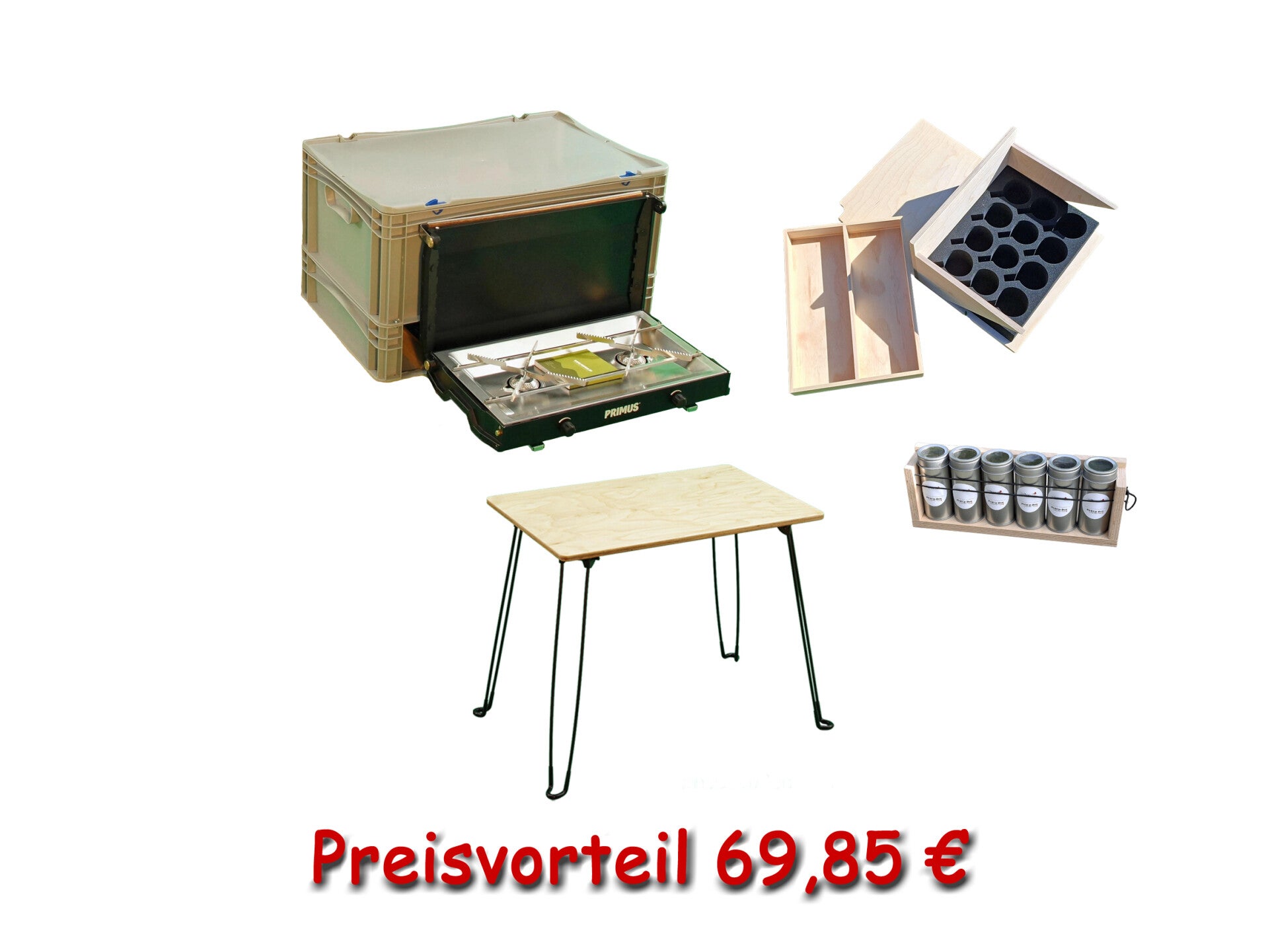 Spar-Set "Camp & Cook Table"