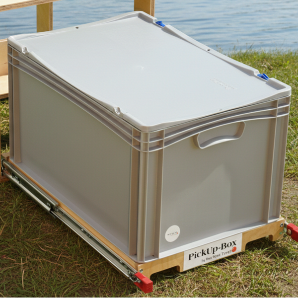 Eurobox mit Scharnierdeckel