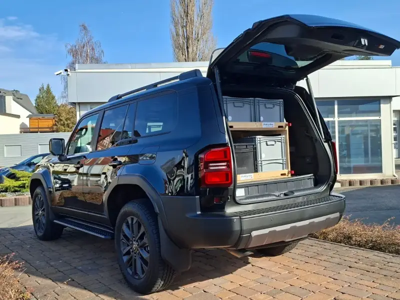 Auszug im Geländewagen eines Kunden
