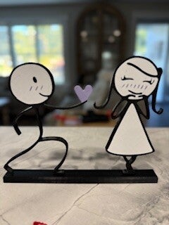 3D Printed Couples in Love (Made to Order)