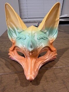 3D Printed Fox Mask (Made to Order)