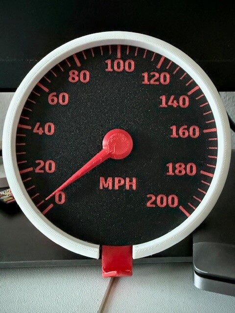 3D Printed Speedometer Key Holder – Interactive RPM Design