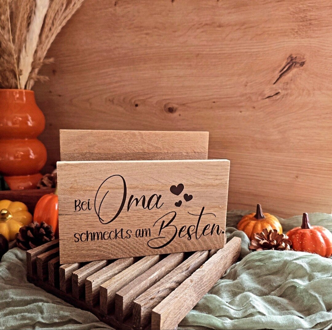 Serviettenhalter mit Wunschmotiv