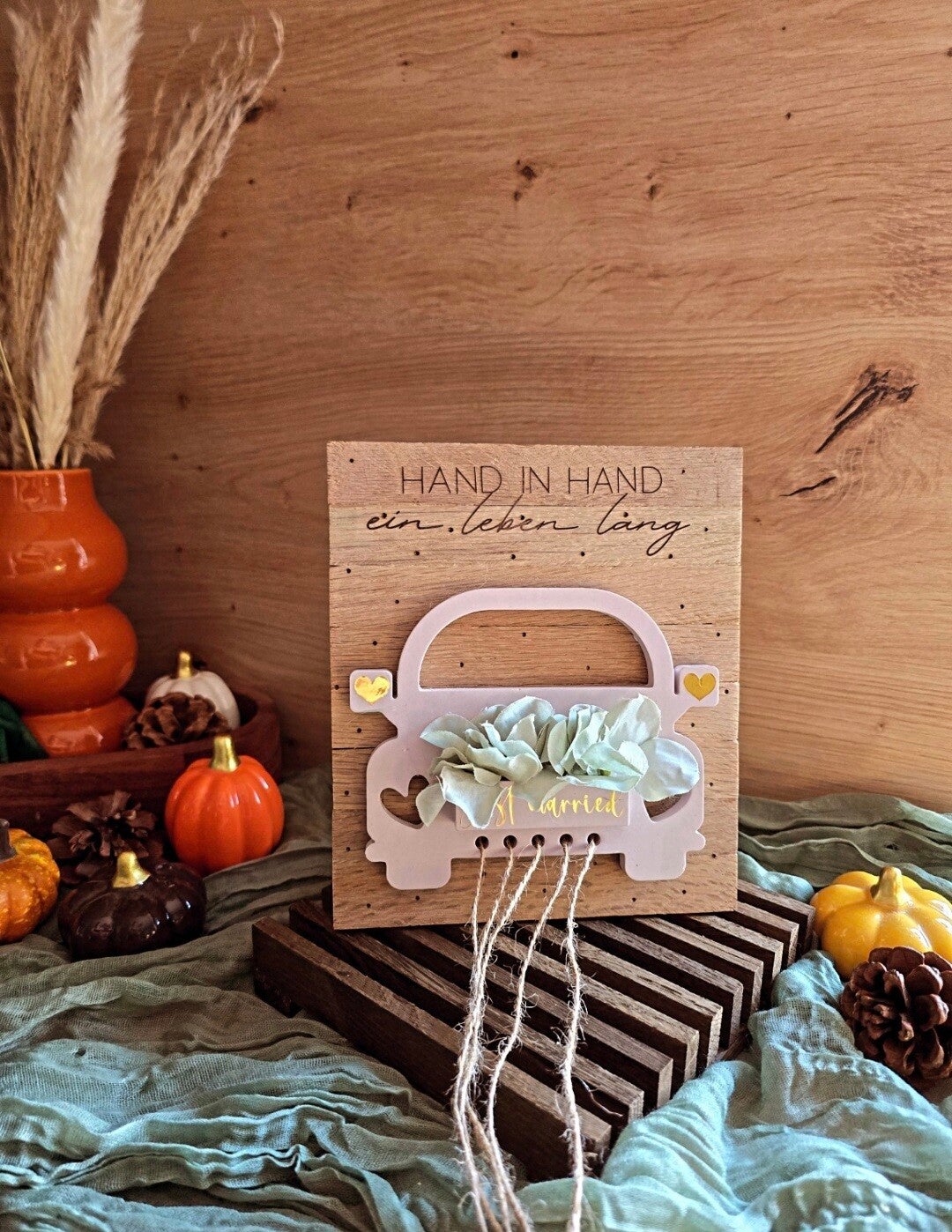 Geldgeschenk Zur Hochzeit "Hand in Hand*