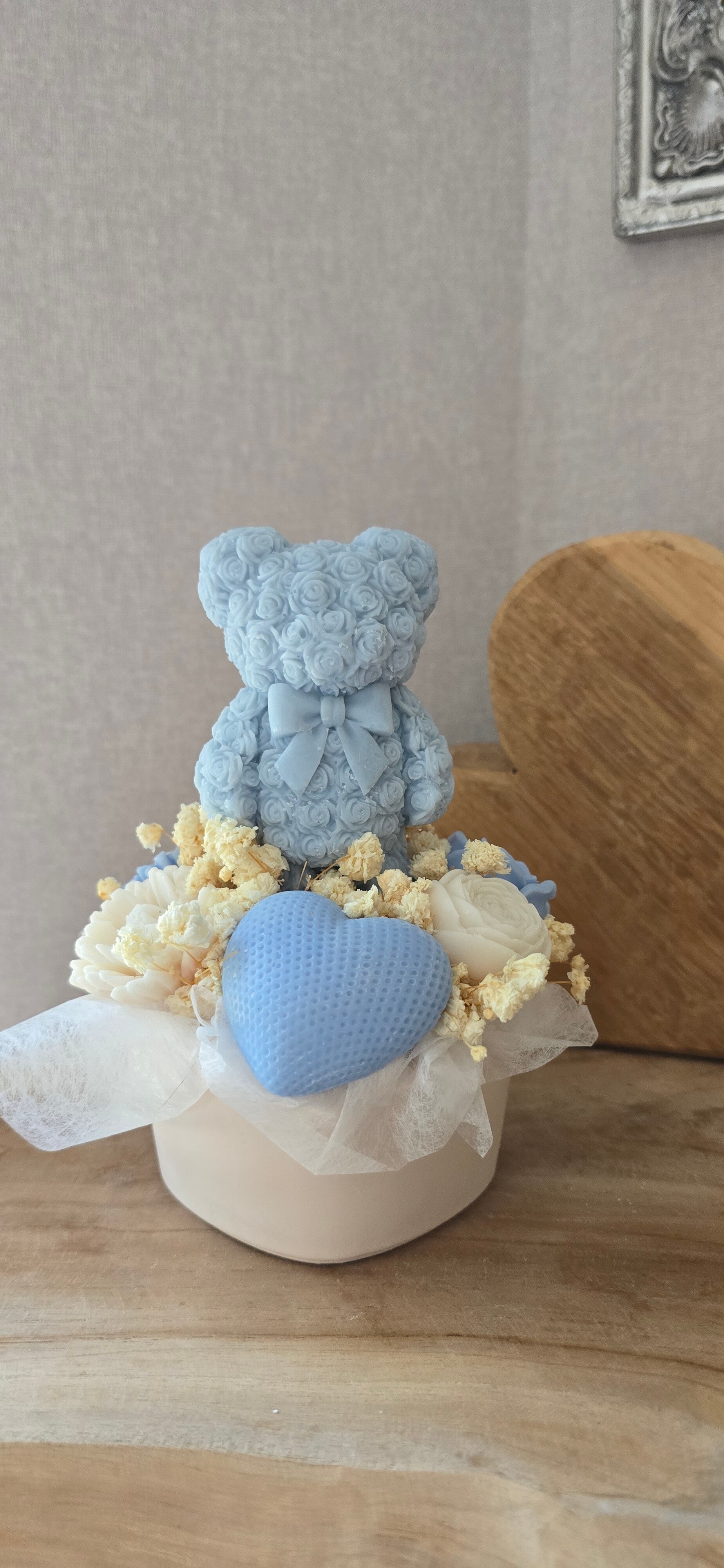 Blumenstrauß "Teddy Blue"