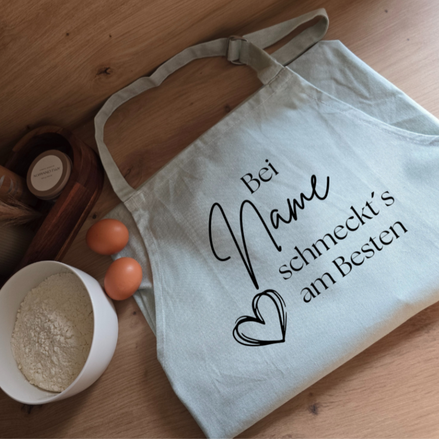 Personalisierte Küchenschürze, Backschürze