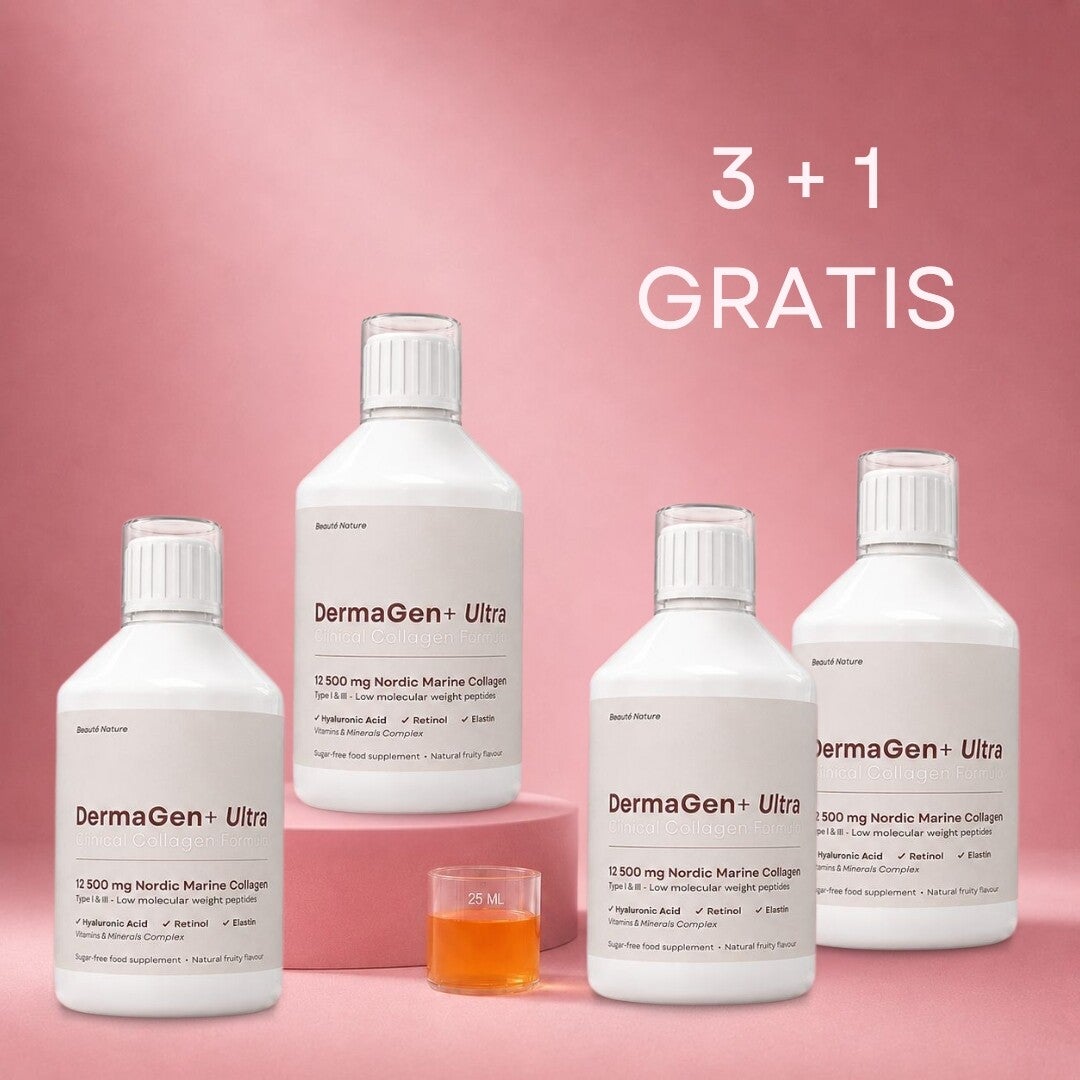 Vloeibaar Vis Collageen DermaGen+ ULTRA 12.500MG - 16 Actieve Ingrediënten - 2000ML