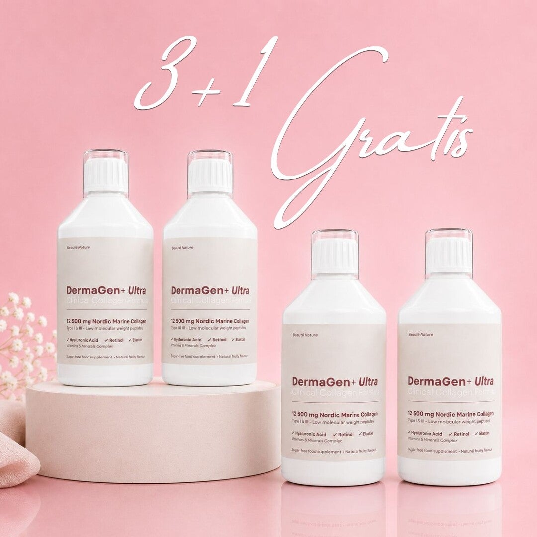 Vloeibaar Vis Collageen DermaGen+ ULTRA 12.500MG - 16 Actieve Ingrediënten - 2000ML
