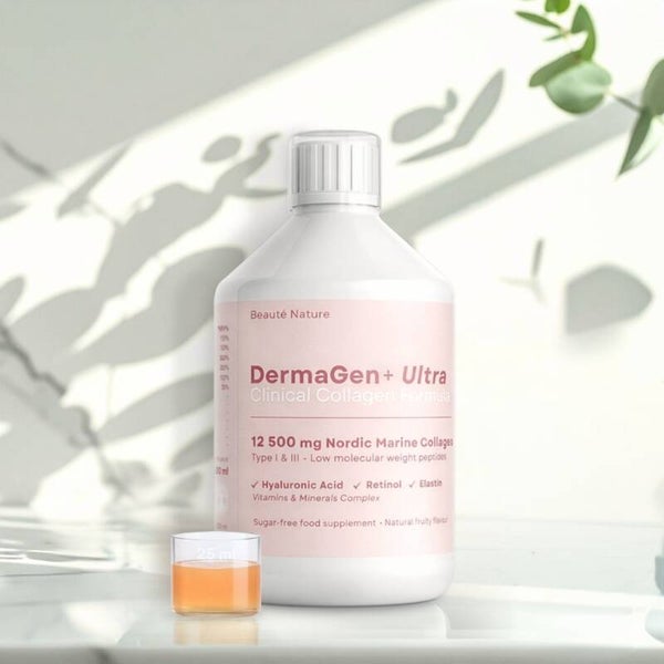 Vloeibaar Collageen supplement DermaGen+ ULTRA 12500MG 500ML