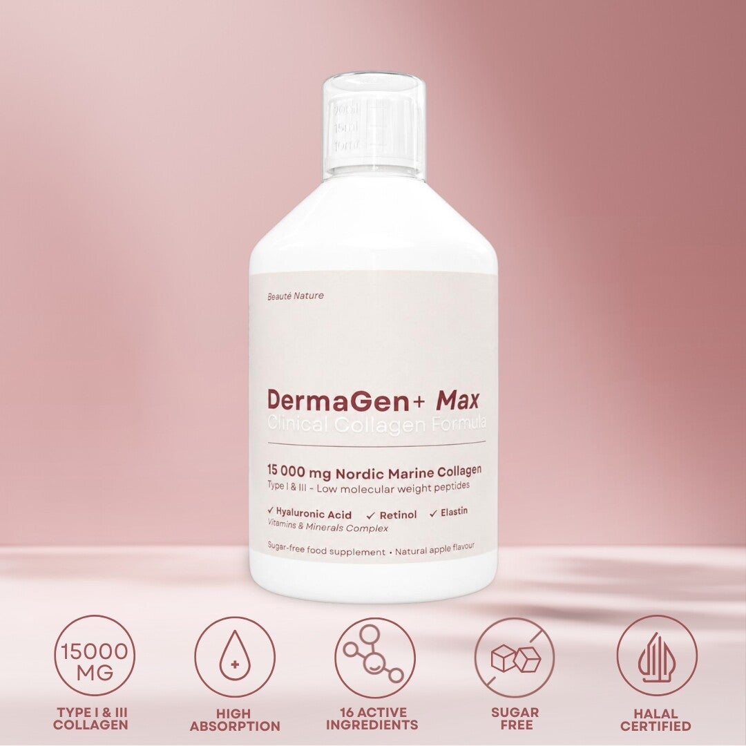 Vloeibaar Vis Collageen DermaGen+ Max 15.000MG 500ML