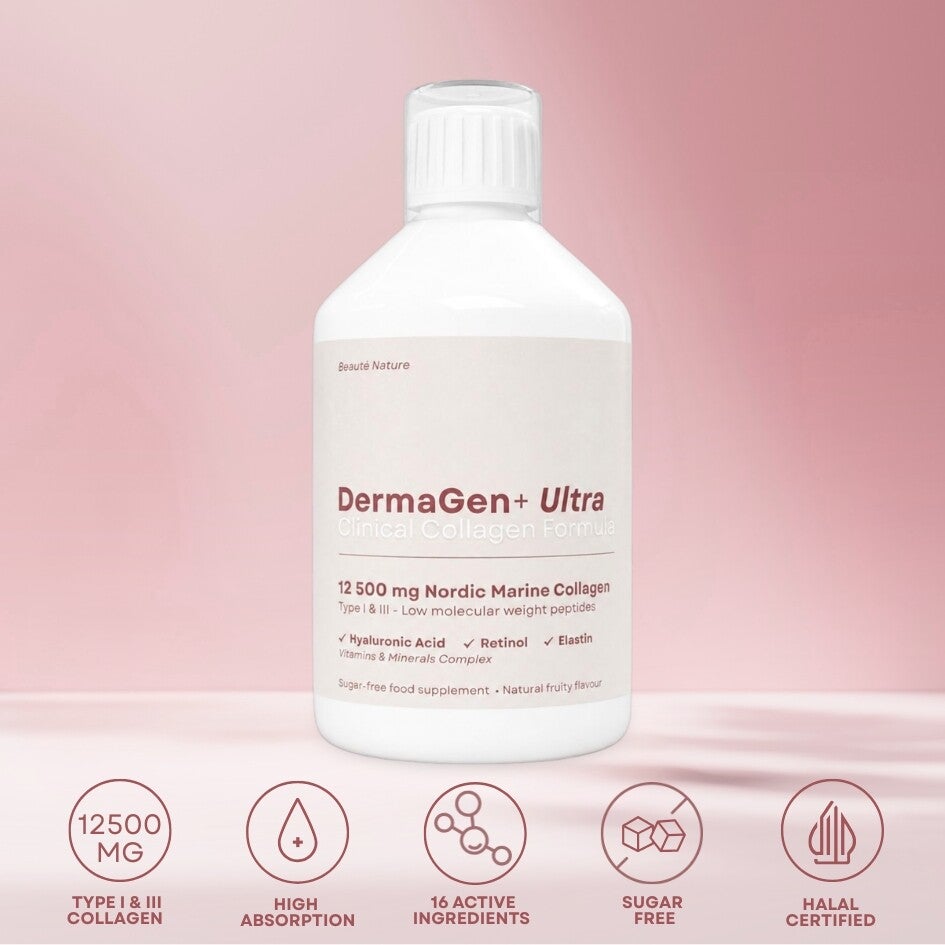 Vloeibaar Vis Collageen DermaGen+ ULTRA 12500MG 500ML