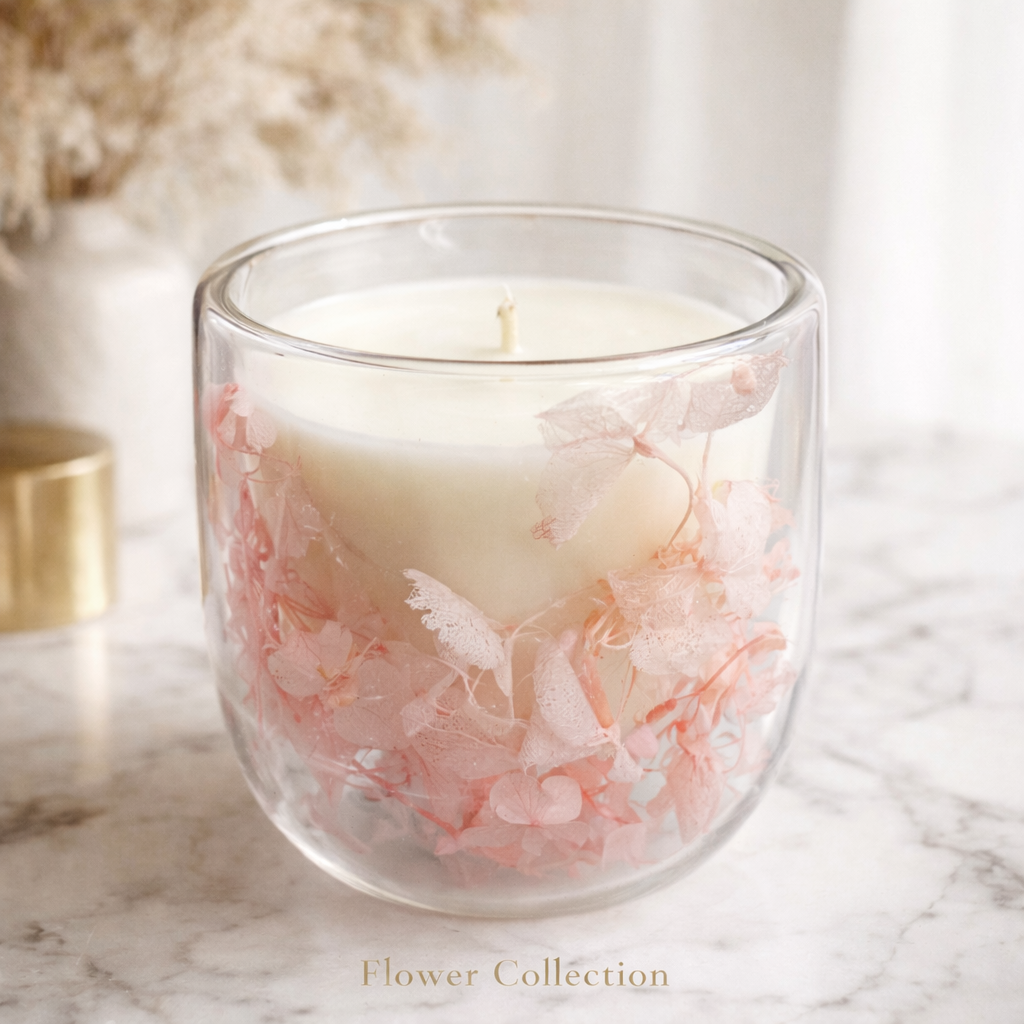 Geurkaars Bloemenboeket