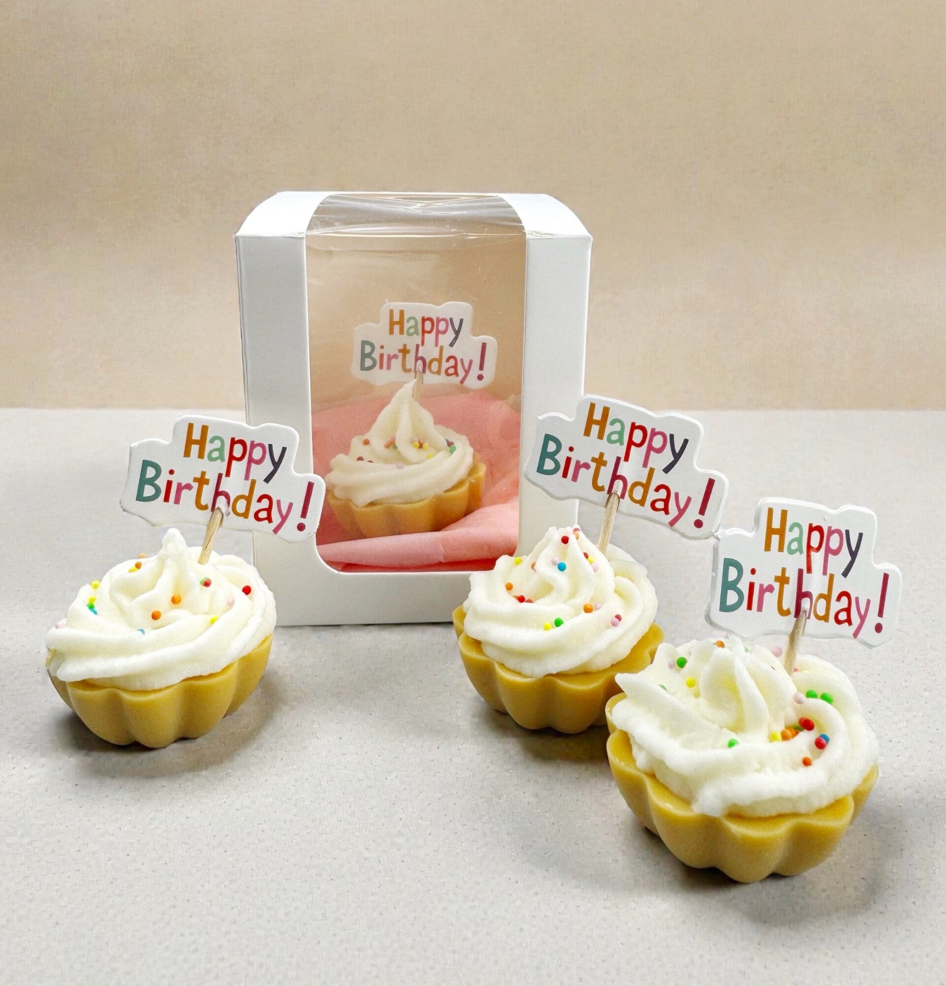 Wax Melt Cup Cake Happy Birthday