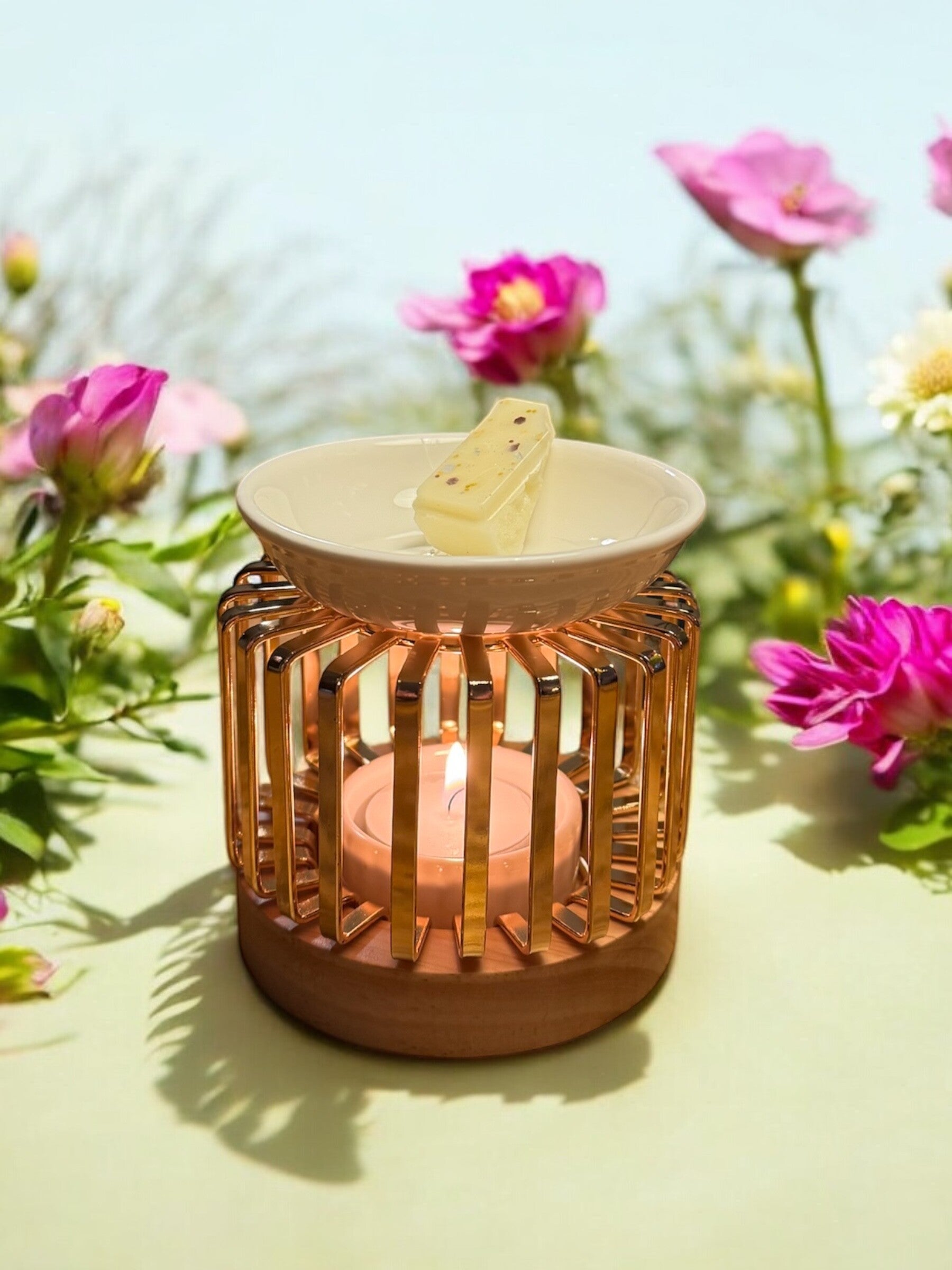 Wax Melt Brander Serene Gold