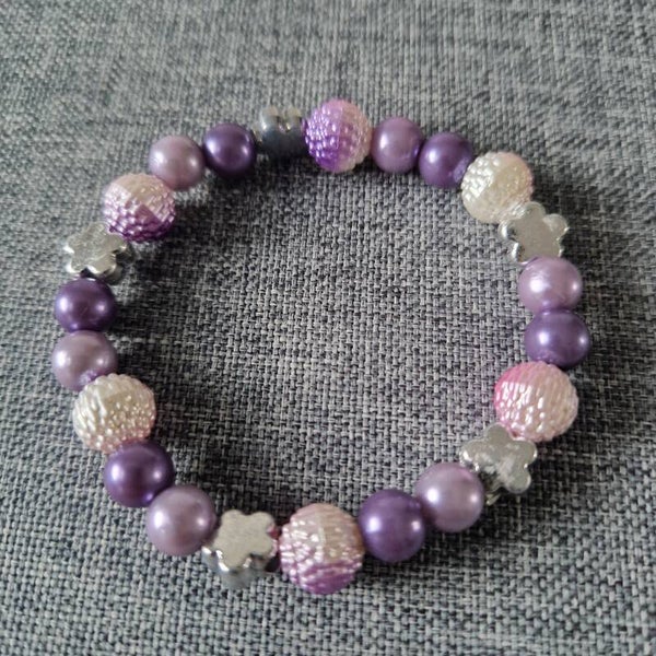 Armband Acrylglasperlen