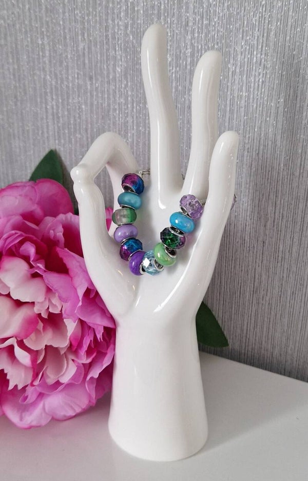 Armband Strass & Glas