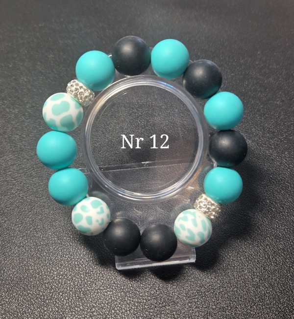 Armband Silikonperlen