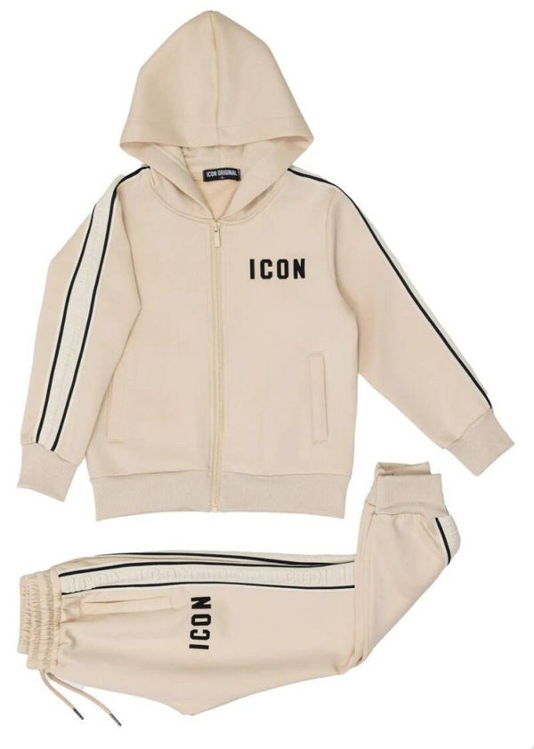 ICON Joggingset met 3D Letters op de Mouw – Kinderen